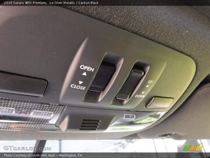 Ice Silver Metallic / Carbon Black 2016 Subaru WRX Premium
