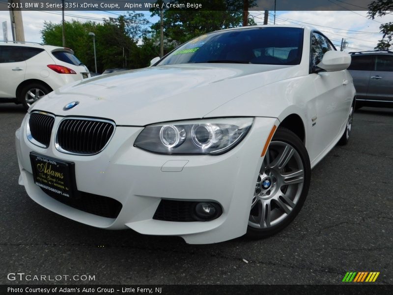 Alpine White / Cream Beige 2011 BMW 3 Series 335i xDrive Coupe