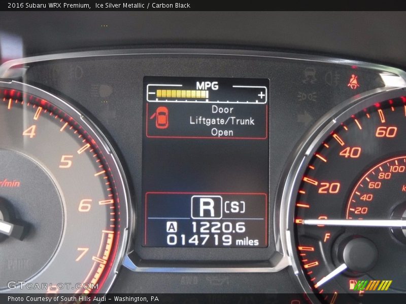 Ice Silver Metallic / Carbon Black 2016 Subaru WRX Premium
