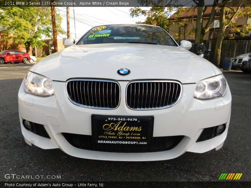 Alpine White / Cream Beige 2011 BMW 3 Series 335i xDrive Coupe