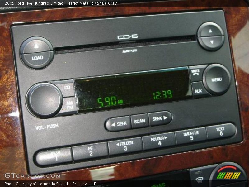 Merlot Metallic / Shale Grey 2005 Ford Five Hundred Limited