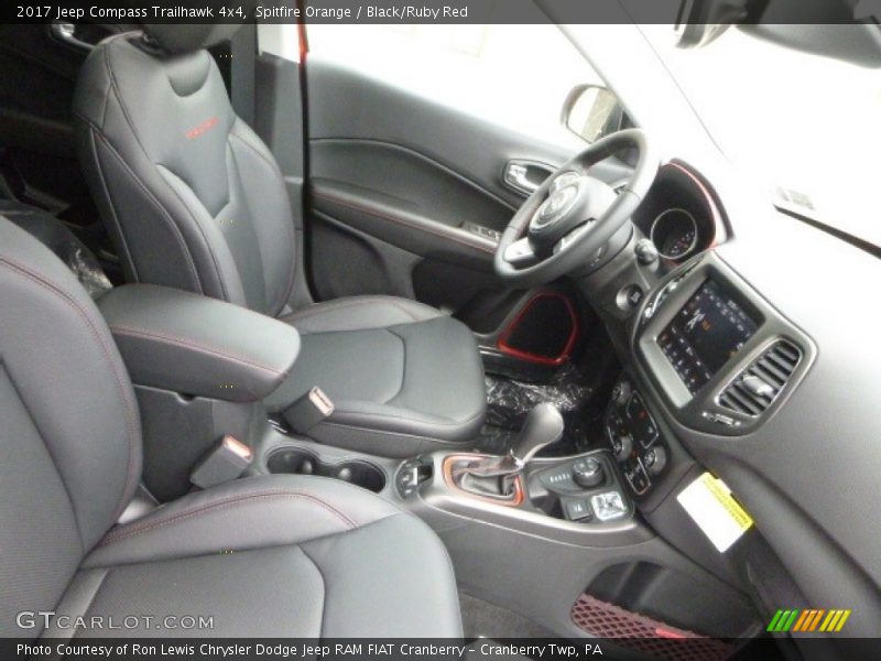 Spitfire Orange / Black/Ruby Red 2017 Jeep Compass Trailhawk 4x4