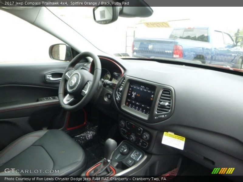 Spitfire Orange / Black/Ruby Red 2017 Jeep Compass Trailhawk 4x4