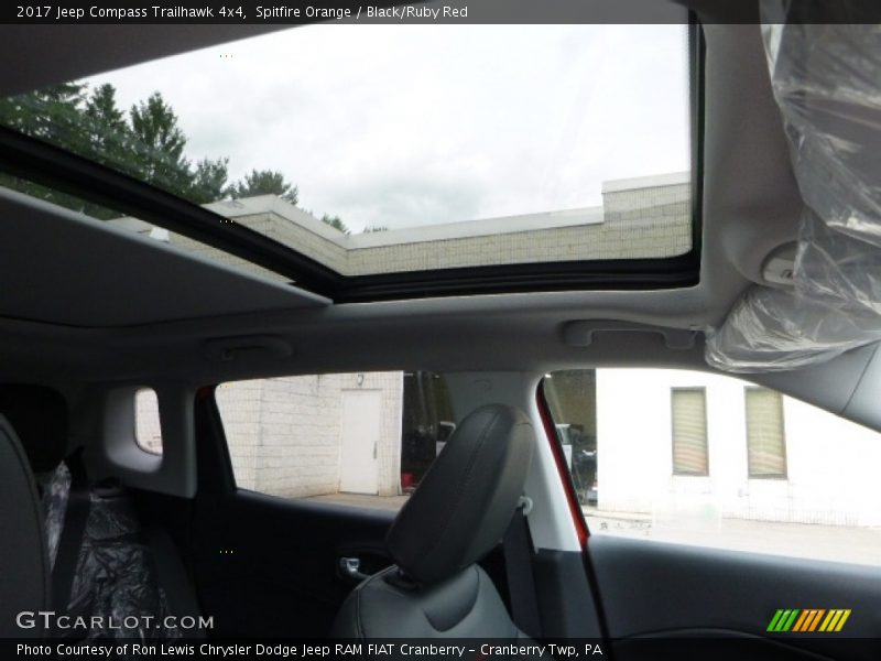 Spitfire Orange / Black/Ruby Red 2017 Jeep Compass Trailhawk 4x4