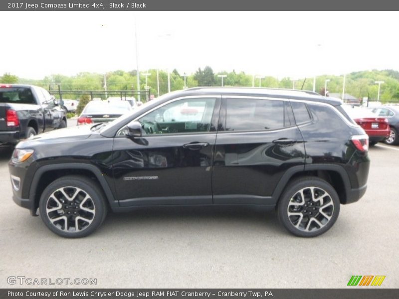Black / Black 2017 Jeep Compass Limited 4x4