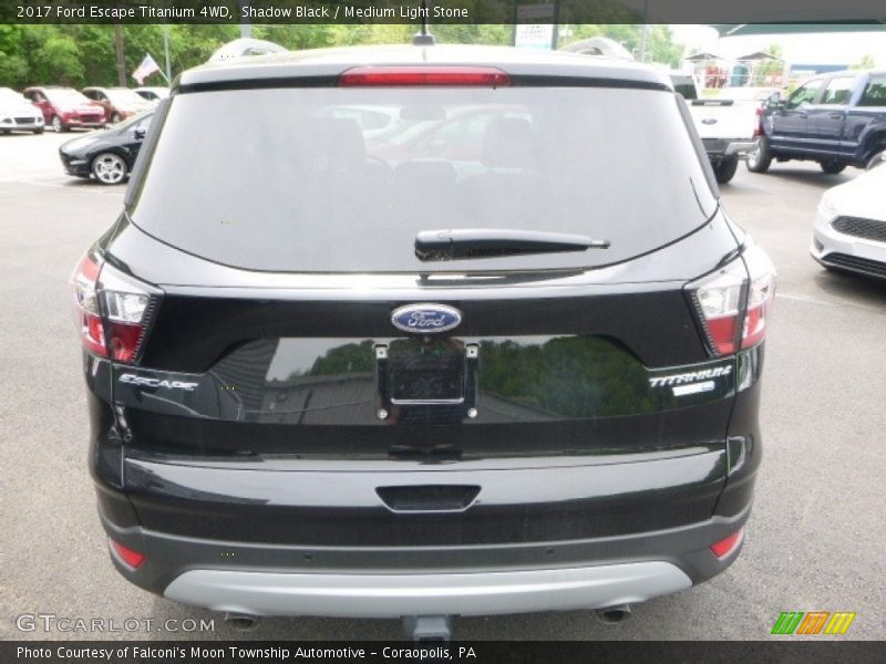 Shadow Black / Medium Light Stone 2017 Ford Escape Titanium 4WD