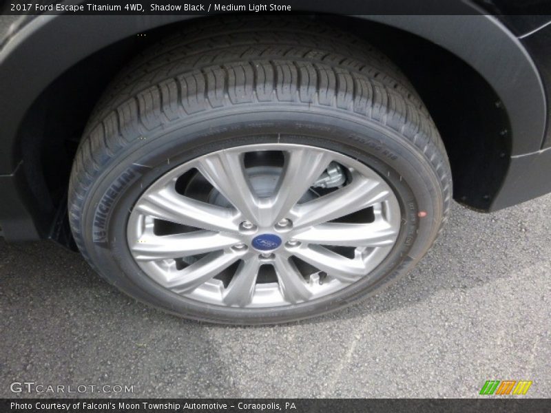Shadow Black / Medium Light Stone 2017 Ford Escape Titanium 4WD