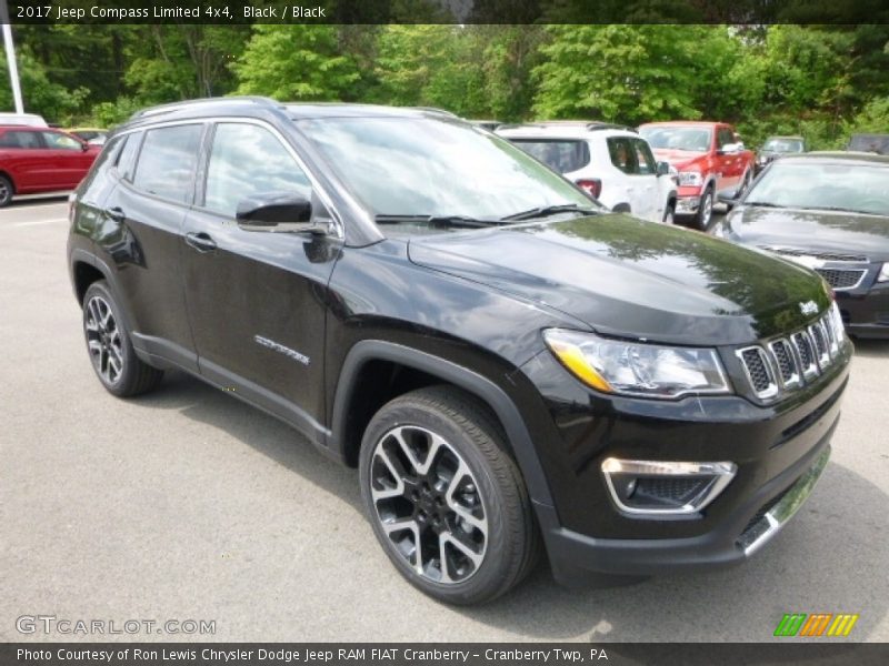 Black / Black 2017 Jeep Compass Limited 4x4