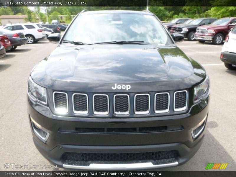 Black / Black 2017 Jeep Compass Limited 4x4