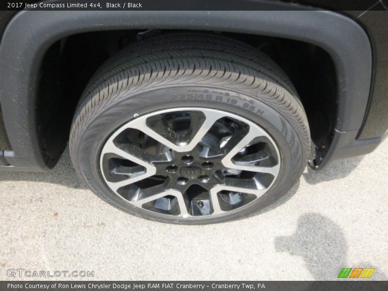 Black / Black 2017 Jeep Compass Limited 4x4