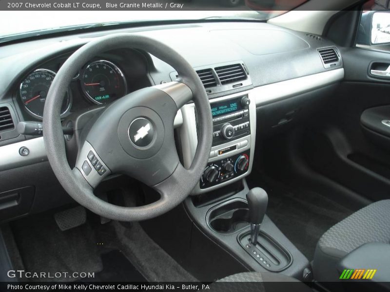 Blue Granite Metallic / Gray 2007 Chevrolet Cobalt LT Coupe