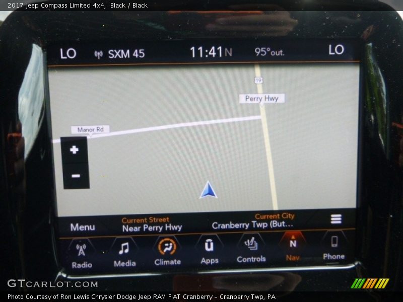 Black / Black 2017 Jeep Compass Limited 4x4