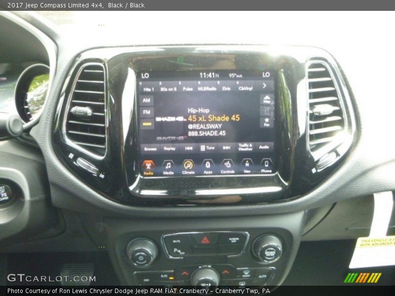Black / Black 2017 Jeep Compass Limited 4x4