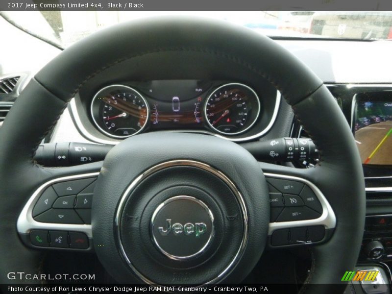 Black / Black 2017 Jeep Compass Limited 4x4