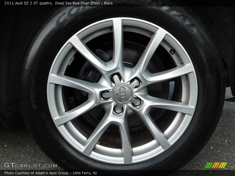 Deep Sea Blue Pearl Effect / Black 2011 Audi Q5 2.0T quattro