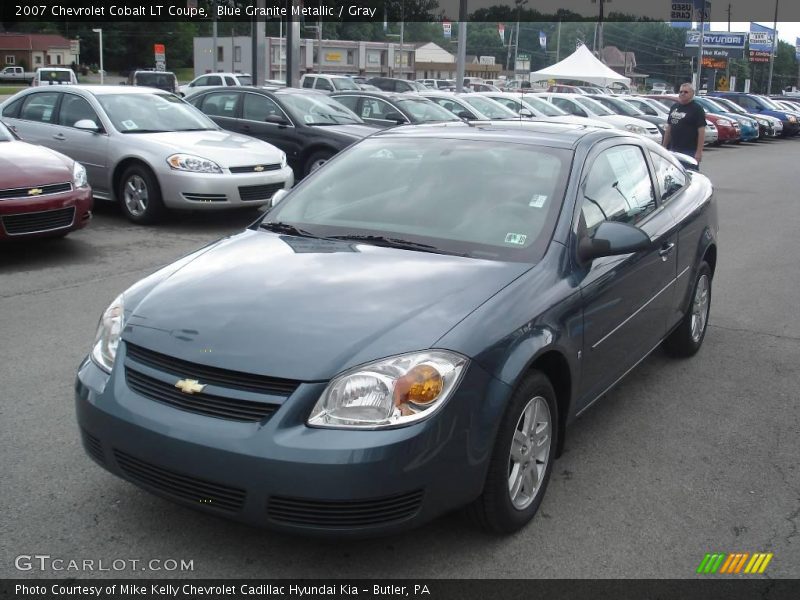 Blue Granite Metallic / Gray 2007 Chevrolet Cobalt LT Coupe