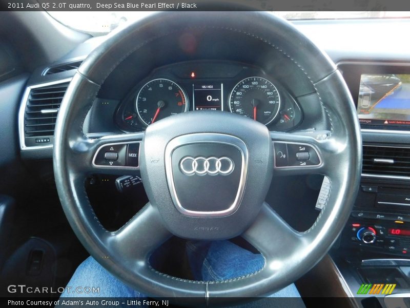 Deep Sea Blue Pearl Effect / Black 2011 Audi Q5 2.0T quattro