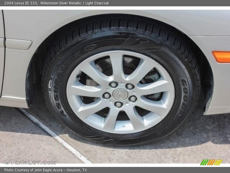 Millennium Silver Metallic / Light Charcoal 2004 Lexus ES 330