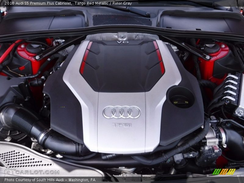  2018 S5 Premium Plus Cabriolet Engine - 3.0 Liter Turbocharged TFSI DOHC 24-Valve VVT V6