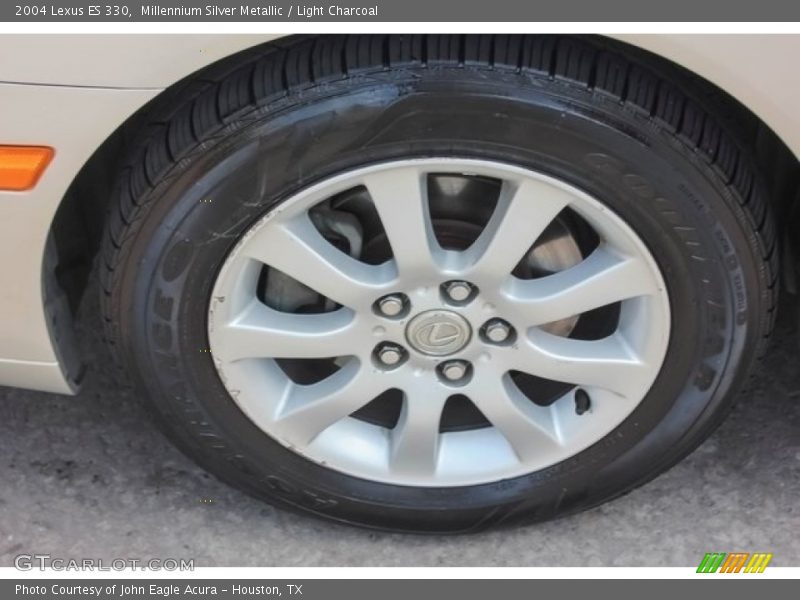 Millennium Silver Metallic / Light Charcoal 2004 Lexus ES 330