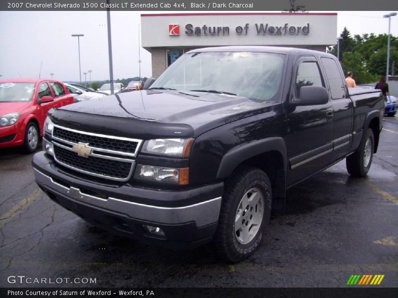 Black / Dark Charcoal 2007 Chevrolet Silverado 1500 Classic LT Extended Cab 4x4