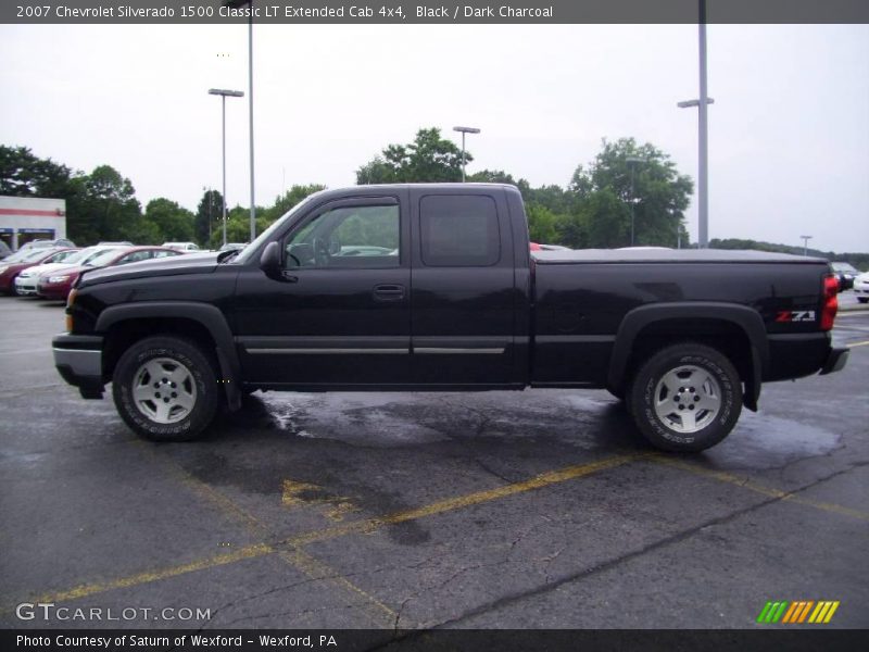 Black / Dark Charcoal 2007 Chevrolet Silverado 1500 Classic LT Extended Cab 4x4