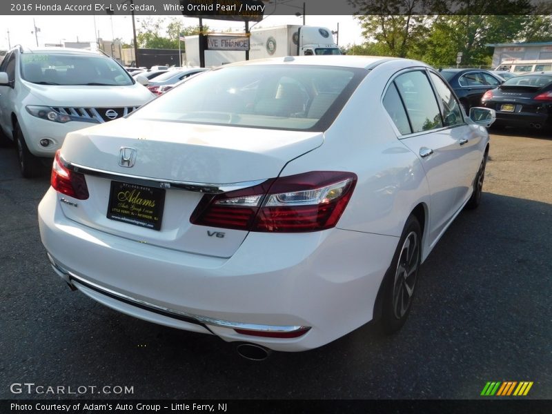 White Orchid Pearl / Ivory 2016 Honda Accord EX-L V6 Sedan