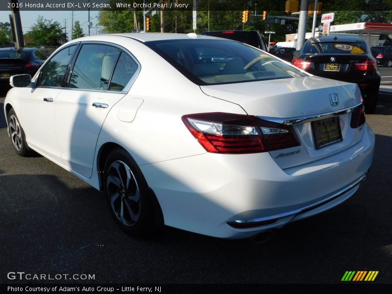 White Orchid Pearl / Ivory 2016 Honda Accord EX-L V6 Sedan