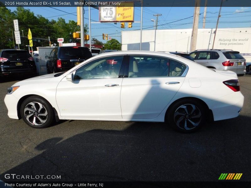 White Orchid Pearl / Ivory 2016 Honda Accord EX-L V6 Sedan