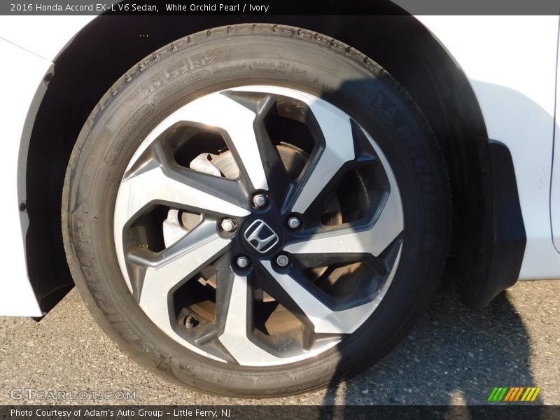 White Orchid Pearl / Ivory 2016 Honda Accord EX-L V6 Sedan