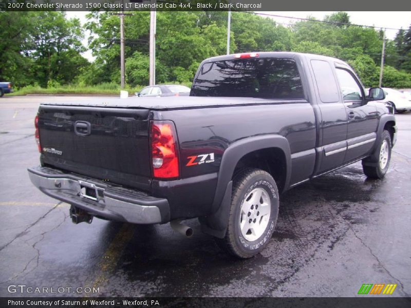 Black / Dark Charcoal 2007 Chevrolet Silverado 1500 Classic LT Extended Cab 4x4