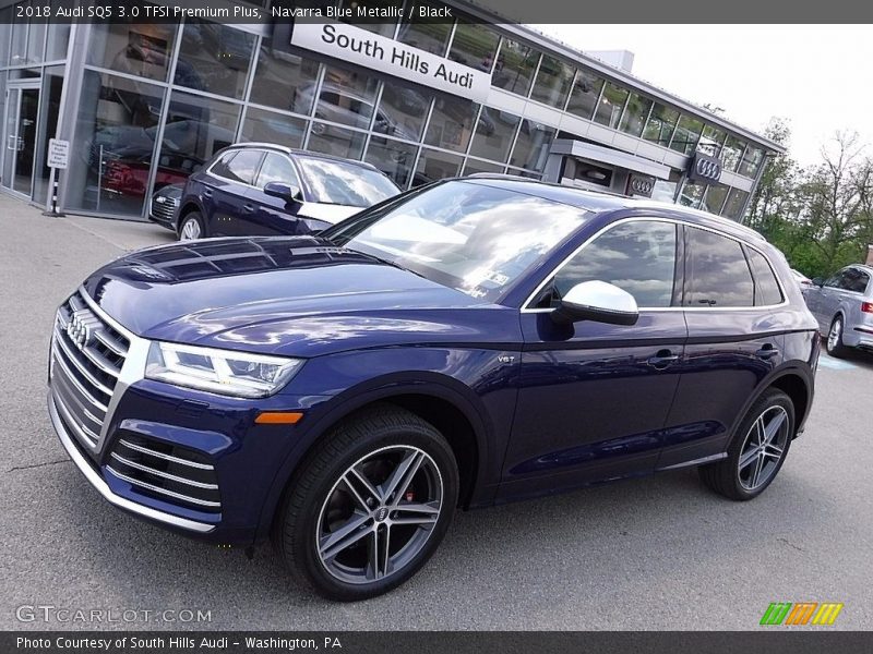 Navarra Blue Metallic / Black 2018 Audi SQ5 3.0 TFSI Premium Plus