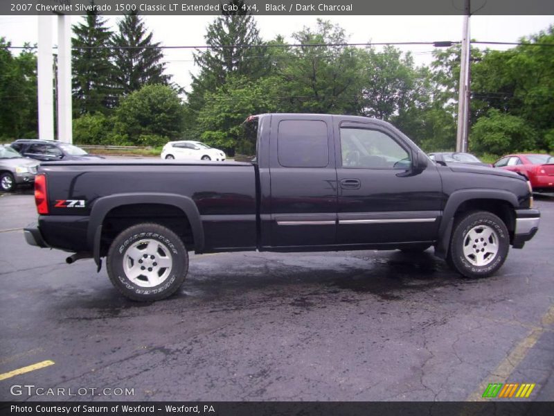 Black / Dark Charcoal 2007 Chevrolet Silverado 1500 Classic LT Extended Cab 4x4