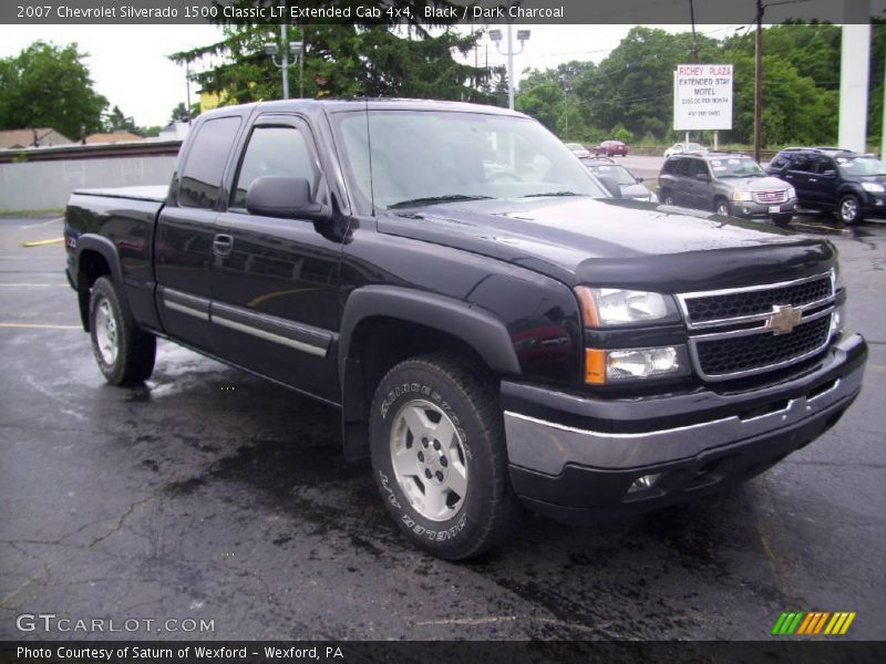 Black / Dark Charcoal 2007 Chevrolet Silverado 1500 Classic LT Extended Cab 4x4