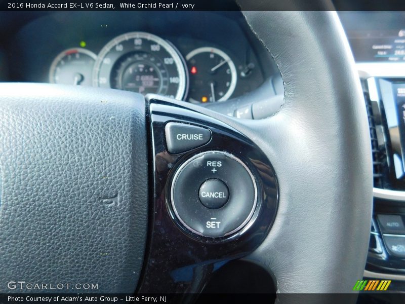 White Orchid Pearl / Ivory 2016 Honda Accord EX-L V6 Sedan