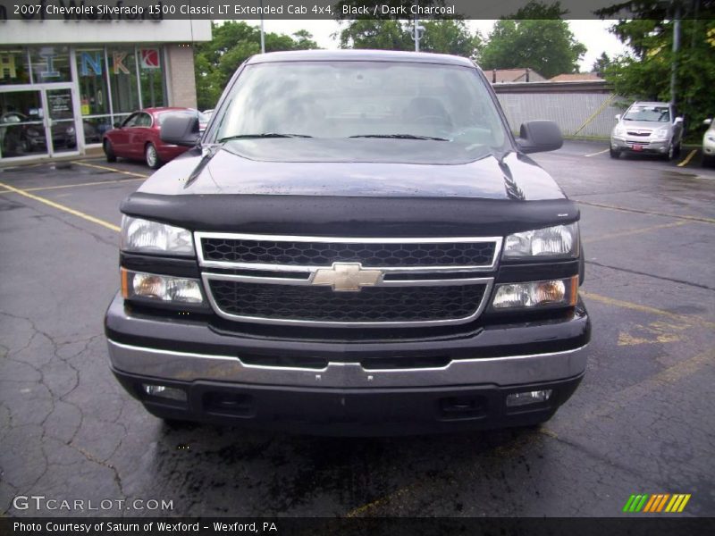 Black / Dark Charcoal 2007 Chevrolet Silverado 1500 Classic LT Extended Cab 4x4