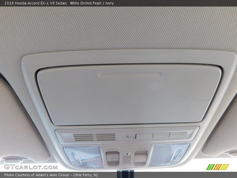 White Orchid Pearl / Ivory 2016 Honda Accord EX-L V6 Sedan