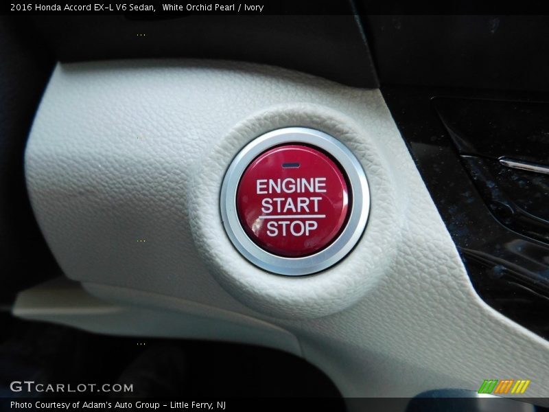 White Orchid Pearl / Ivory 2016 Honda Accord EX-L V6 Sedan
