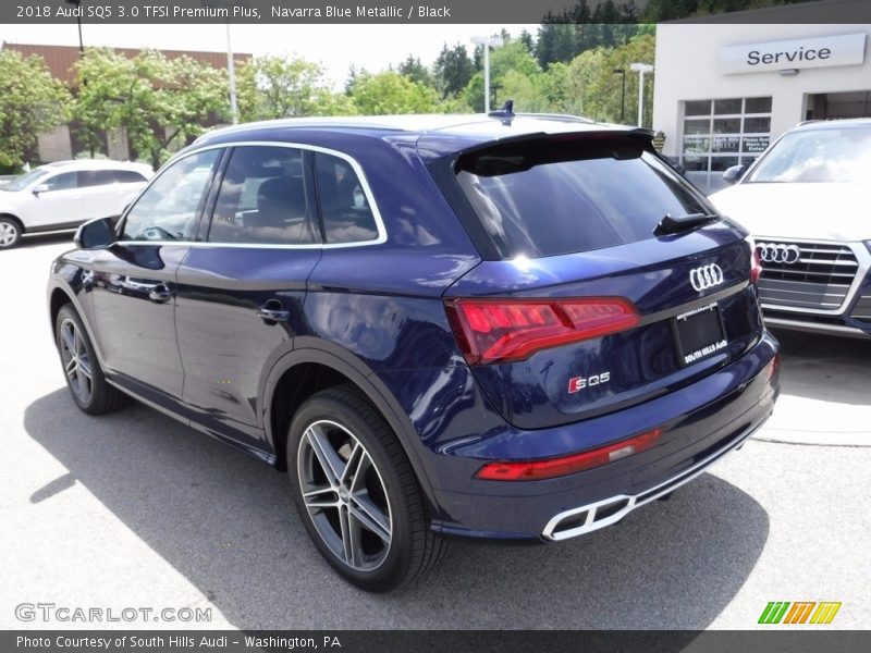 Navarra Blue Metallic / Black 2018 Audi SQ5 3.0 TFSI Premium Plus