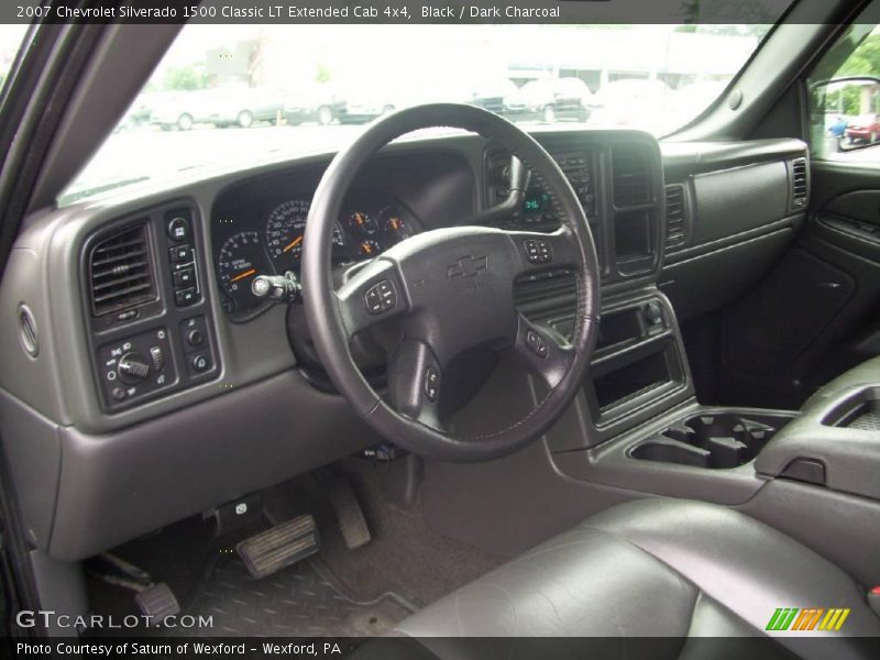 Black / Dark Charcoal 2007 Chevrolet Silverado 1500 Classic LT Extended Cab 4x4