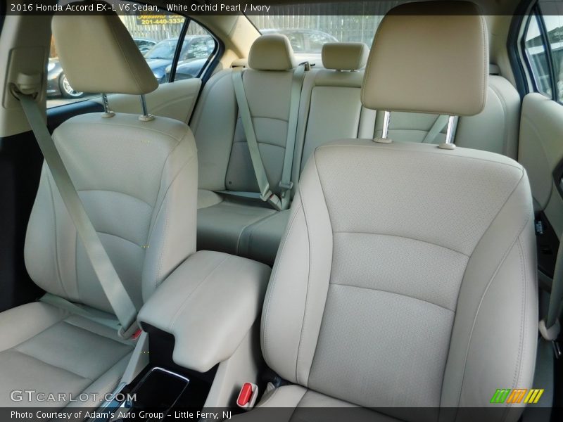 White Orchid Pearl / Ivory 2016 Honda Accord EX-L V6 Sedan
