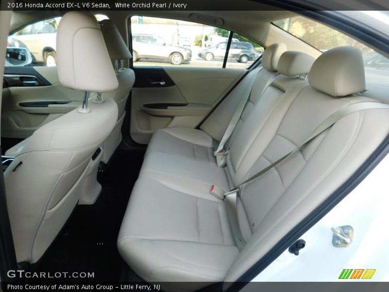 White Orchid Pearl / Ivory 2016 Honda Accord EX-L V6 Sedan