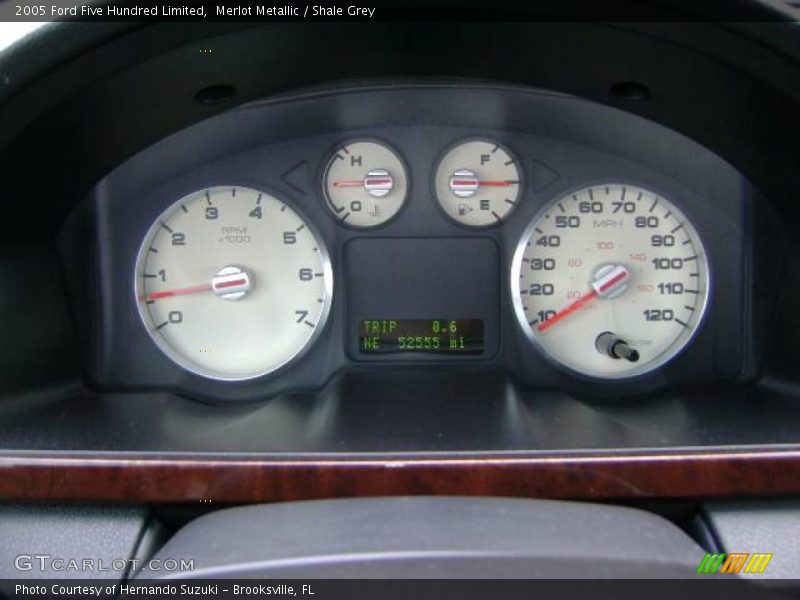 Merlot Metallic / Shale Grey 2005 Ford Five Hundred Limited