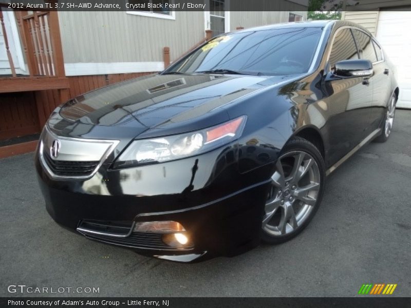 Crystal Black Pearl / Ebony 2012 Acura TL 3.7 SH-AWD Advance