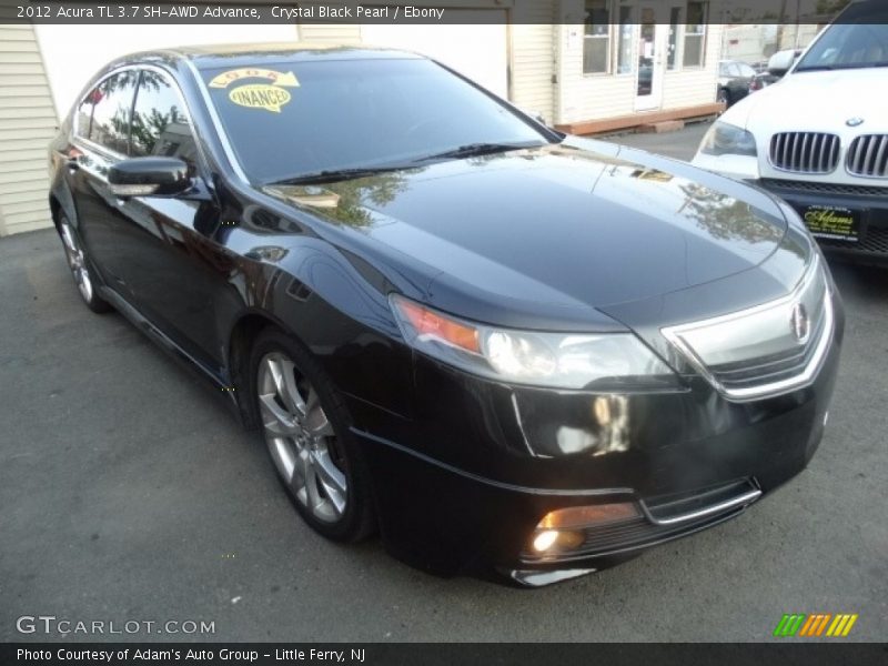 Crystal Black Pearl / Ebony 2012 Acura TL 3.7 SH-AWD Advance
