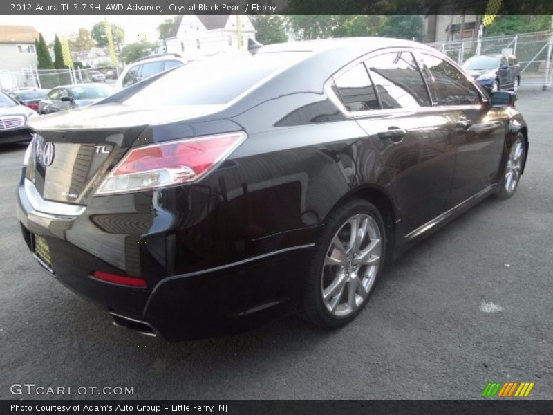 Crystal Black Pearl / Ebony 2012 Acura TL 3.7 SH-AWD Advance