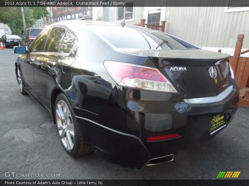 Crystal Black Pearl / Ebony 2012 Acura TL 3.7 SH-AWD Advance