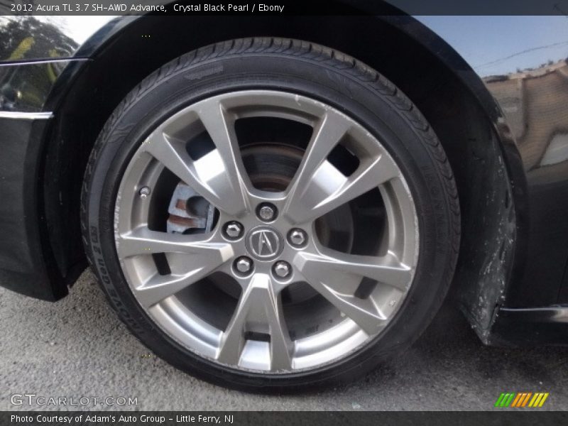 Crystal Black Pearl / Ebony 2012 Acura TL 3.7 SH-AWD Advance