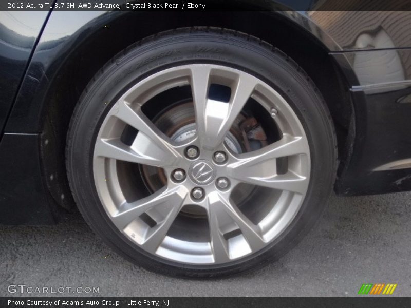 Crystal Black Pearl / Ebony 2012 Acura TL 3.7 SH-AWD Advance