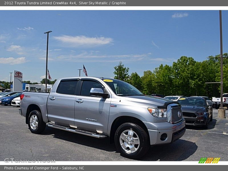 Silver Sky Metallic / Graphite 2012 Toyota Tundra Limited CrewMax 4x4